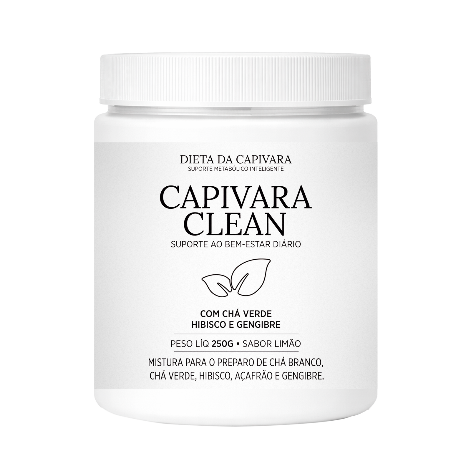 Capivara Clean | Detox em Pó Sabor Limão