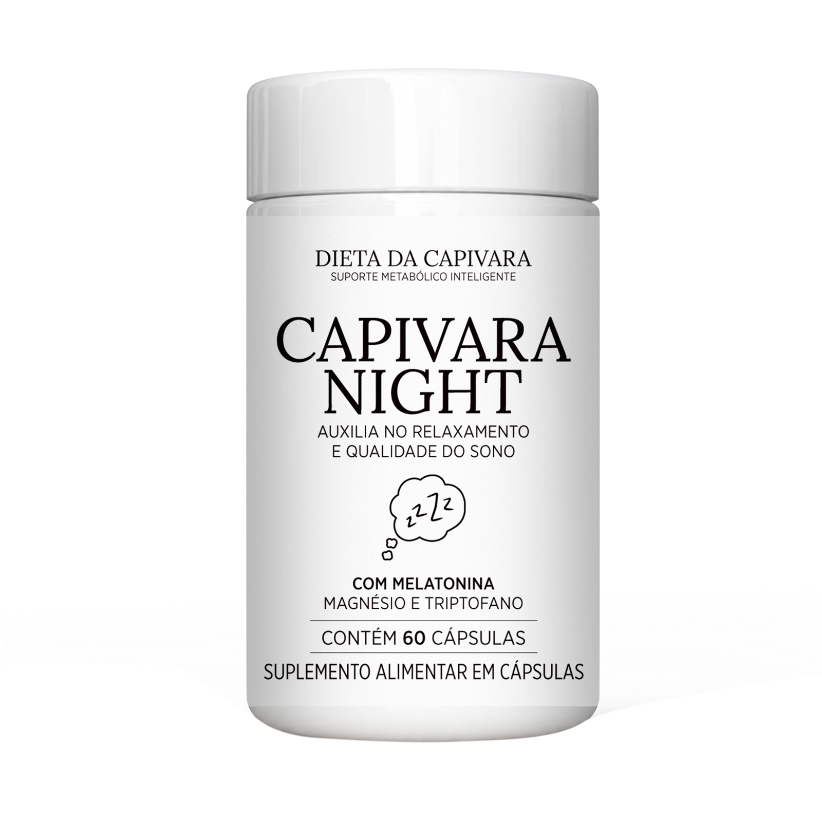 Capivara Night | Melatonina + Magnésio + Triptofano
